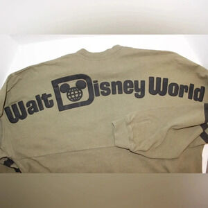Women’s Disney Long Sleeve Solid Color Spirit Jersey T-Shirt Size Large